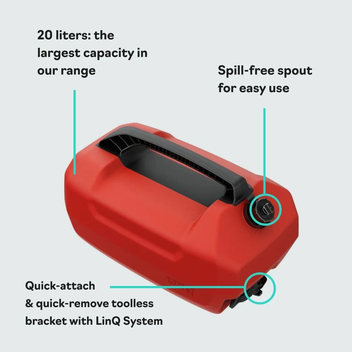 LinQ 5 US Gal (20 L) Fuel Caddy 2